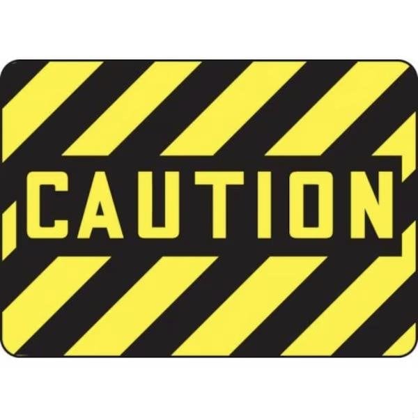 Accuform OSHA CAUTION SAFETY SIGN CAUTION MEQM500XT MEQM500XT - main